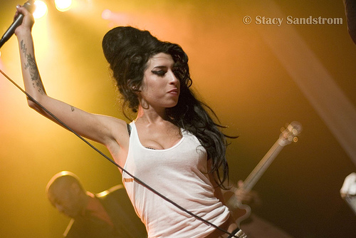Amy Winehouse performs at the Varsity Theater in Minneapolis in 2007.